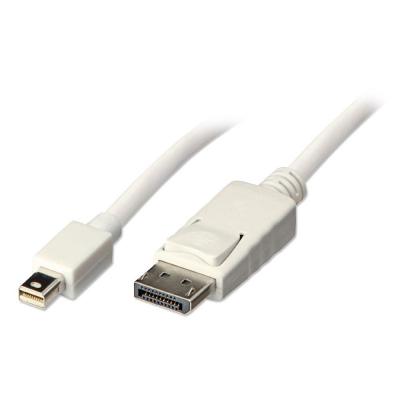 1m Mini DisplayPort Male to DisplayPort Male Cable - White